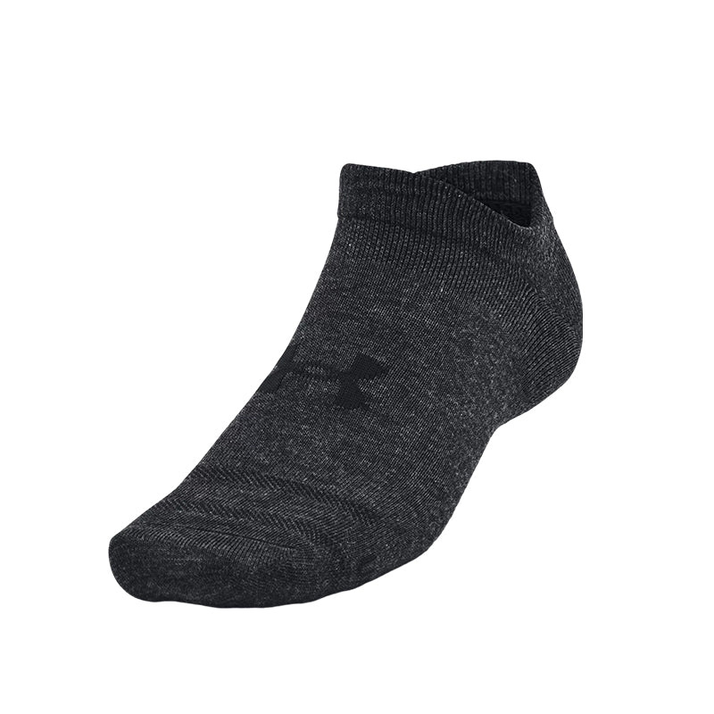 Performance 3-Pack Unisex No Show Socks (Black) - Image 3
