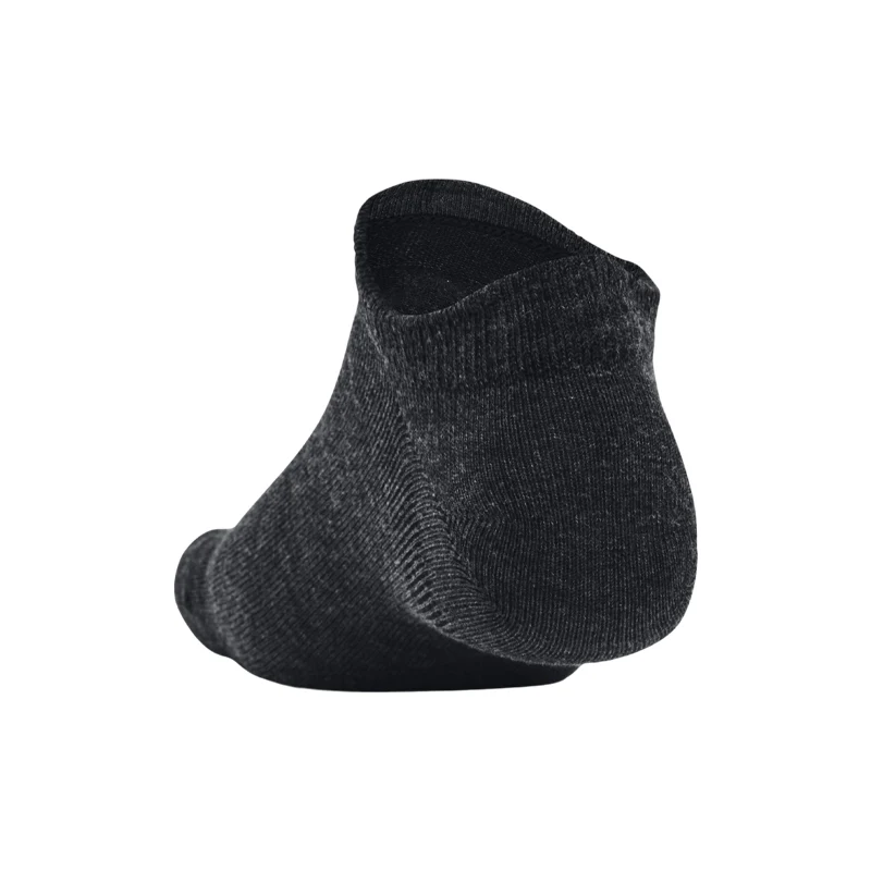 Performance 3-Pack Unisex No Show Socks (Black) - Image 4